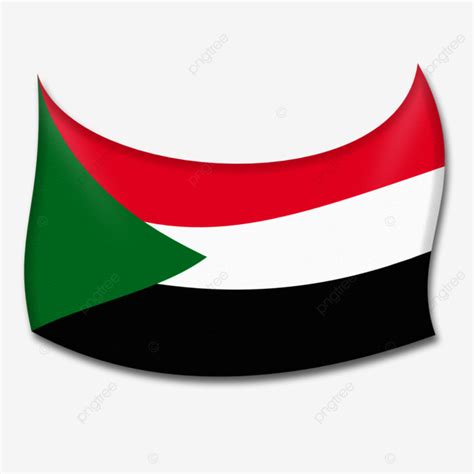 Sudan Flag Sudan Waving Sudan Flag Sudan Flag Shinning PNG