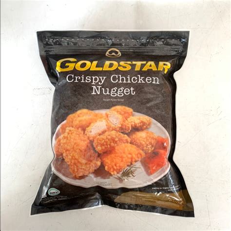 Jual GOLDSTAR Crispy Chicken Nugget/Nugget ayam crispy 500gr | Shopee ...