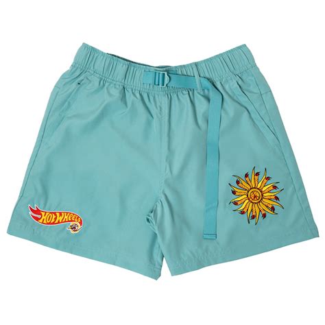 Adidas X Sean Wotherspoon X Hot Wheels Men Shorts Blue Mint Ton