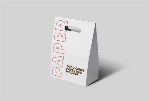 Take-away Paper Bag Mockup Set - Mockup World