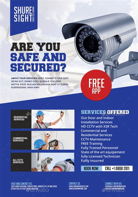 40 Best Collections Flyer Cctv Advertisement Poster