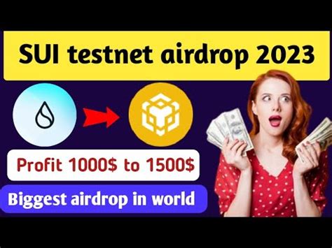 Sui Testnet Airdrop Instant Profit To Suiswap