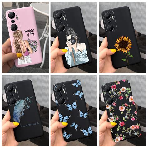 Infinix Hot I G Beautiful Girl Sunflower Pattern Phone Casing Hot Hot I X C