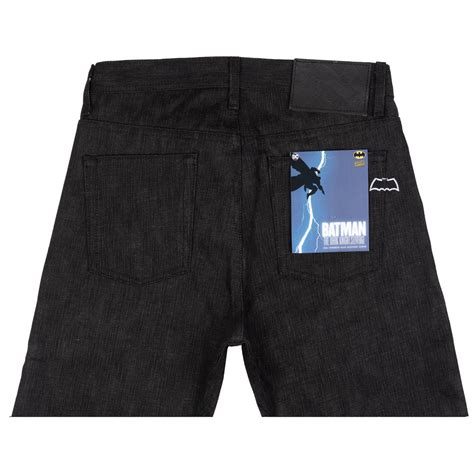Naked And Famous Weird Guy Batman Dark Knight Selvedge Black Riot Hk