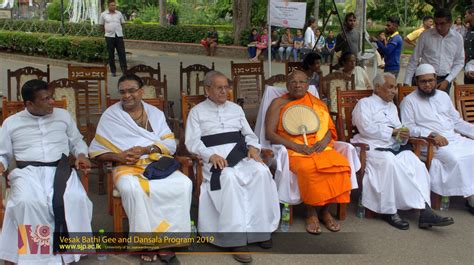 Vesak Bathi Gee And Dansala 2019 39 Usj University Of Sri