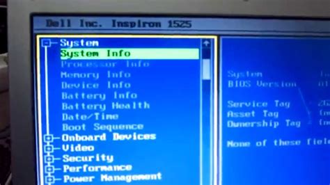 How To Enter Bios Of Dell Inspiron 1525 Laptop Youtube
