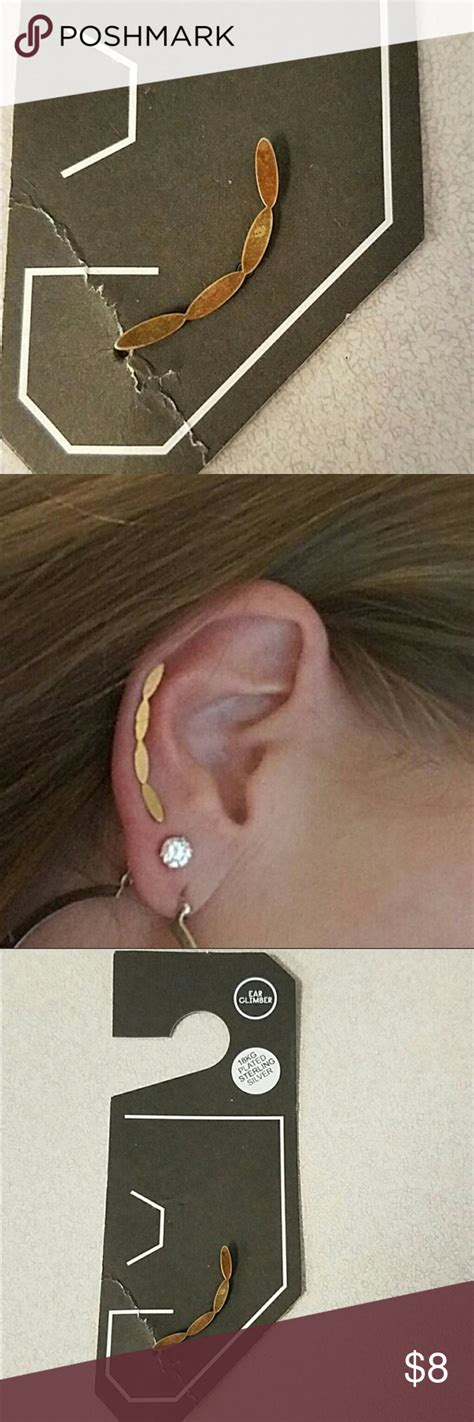 Gold Ear Climber Gold Ear Climbers Urban Outfitters Jewelry Ear