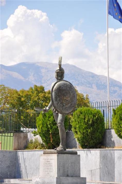 King Leonidas statue - Sparta (Sparti)