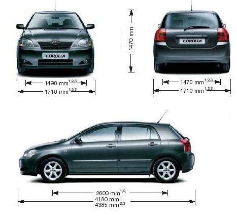 Toyota Corolla Ix E Hatchback Dane Techniczne Autocentrum Pl