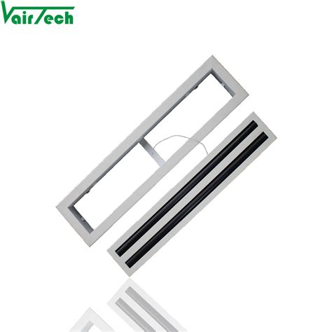 Hvac Ventilation Air Conditioning Aluminium Linear Slot Diffuser Air