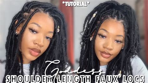 Easy Boho Goddess Locs Tutorial Youtube