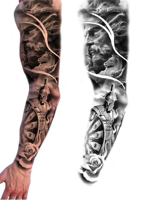 tattoo desıgn Greek tattoos Full sleeve tattoo design Full hand tattoo