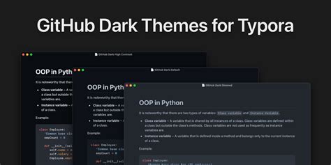 GitHub - Zabriskije/Typora-GitHub-Themes: GitHub's dark themes for Typora