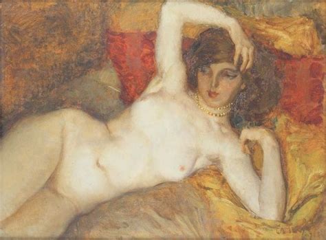 Reclining Nude Painting Glauco Cambon Oil Paintings