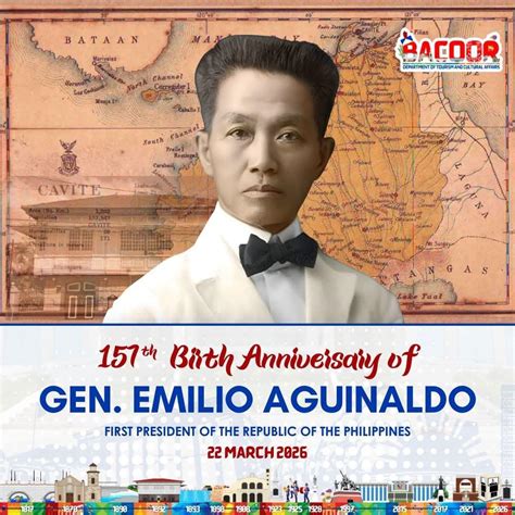 happy  birth anniversary  gen emilio aguinaldo bacoor