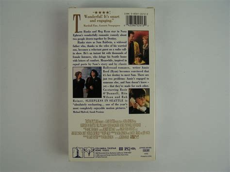 Sleepless In Seattle VHS Video Tape Tom Hanks Meg Ryan VHS Tapes