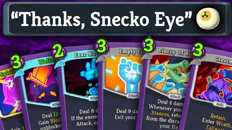 Snecko Eye Why Would You Do This A20 Watcher Run Slay The Spire