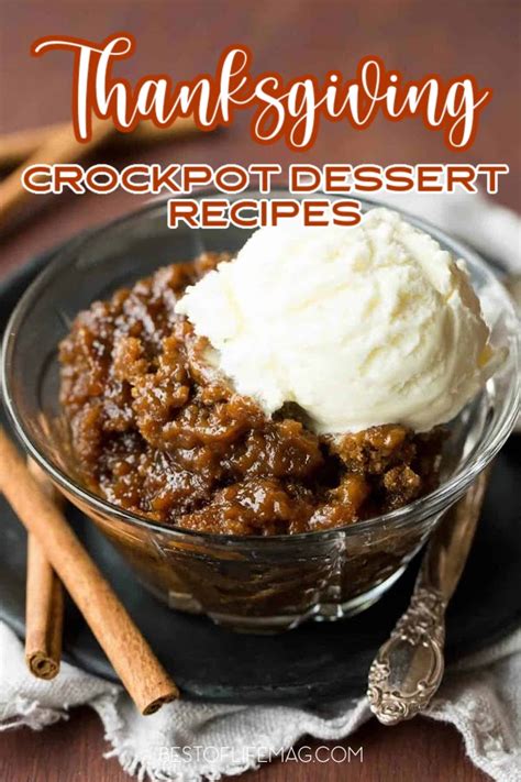 Easy Crockpot Thanksgiving Desserts - The Best of Life Magazine