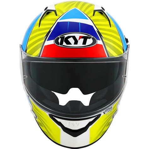 Integral Motorcycle Helmet Kyt Nf R Xavi Fores Replica Blue Red