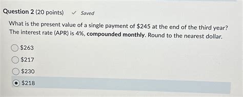 Solved Question 2 20 ﻿points ﻿savedwhat Is The Present