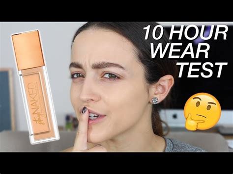 URBAN DECAY STAY NAKED FOUNDATION All Day Wear Test First Impressions ichaowu 愛潮物