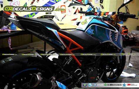 Buy Cr Decals Ktm Duke 250390 Vr46 Shark Inspired Edition Sticker Kit Duke 250390 Online