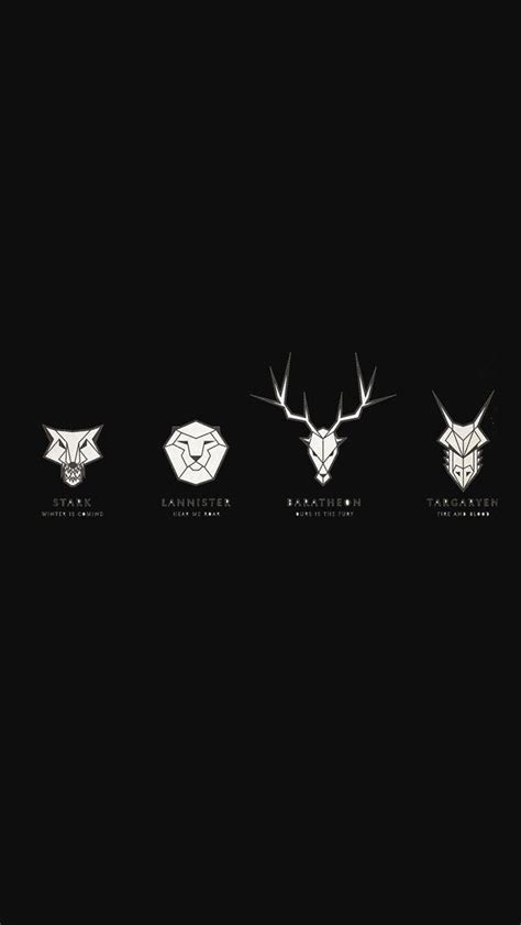 Four Different Types Of Deer Heads On A Black Background