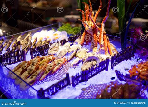 Seafood buffet stock image. Image of diet, fresh, large - 81006977