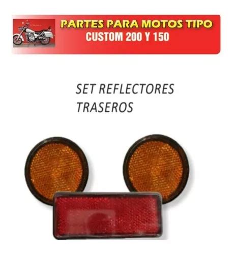 Set Reflectores Traseros Custom 200 150 Cuotas sin interés