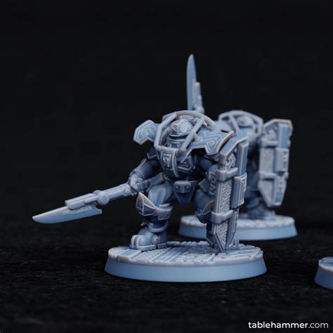 3d Printable Minotaurs Guardians Space Dwarves By Tablehammer