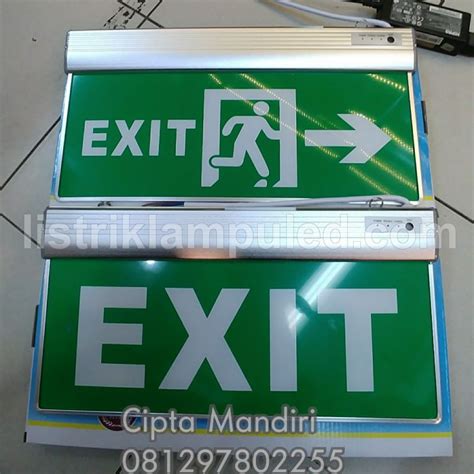 Jual Lampu Emergency Led Exit Cipta Mandiri