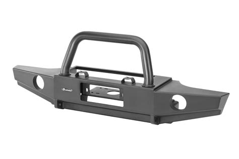 Quadratec Winch Ready Bull Bar Front Bumpers For 97 06 Jeep Wrangler Tj And Unlimited Quadratec