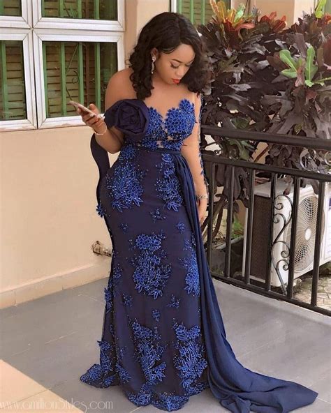 Latest Lace Asoebi Styles Volume 35 A Million Styles Lace Fashion Latest African Fashion