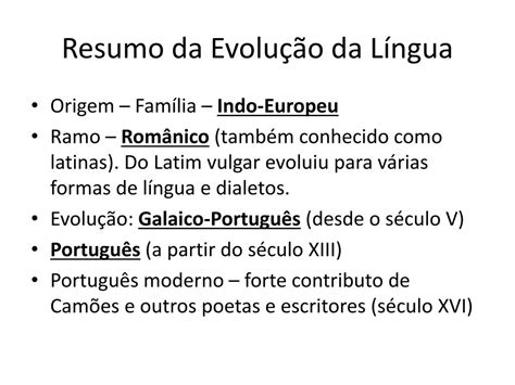 Resumo Da Origem Da Língua Portuguesa - 9