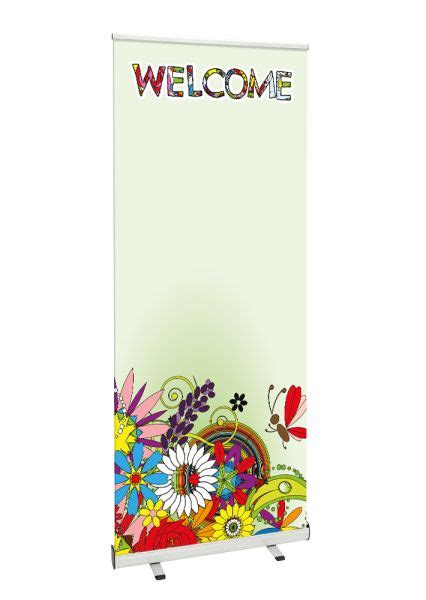 Welcome Burst Customisable Roll Up Banner