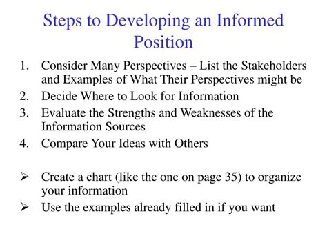 Ppt Developing An Informed Opinion Powerpoint Presentation Free Download Id 3891627