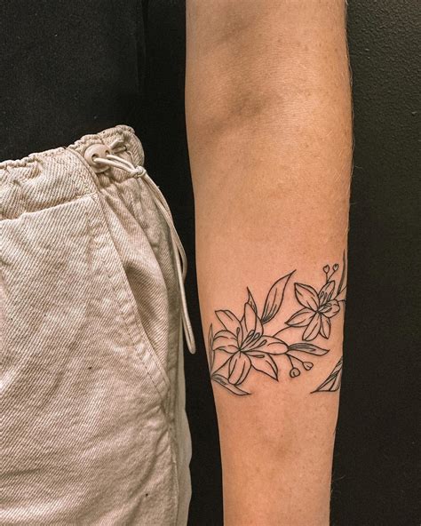 Forearm Flower Tattoo Thefab S