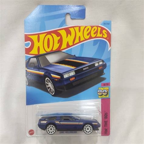 Hot Wheels DMC Delorean Blue 101 250 2023 HW THE 80s 8 10