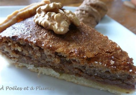 Tarte aux noix de Grenoble A poëles et à plumes