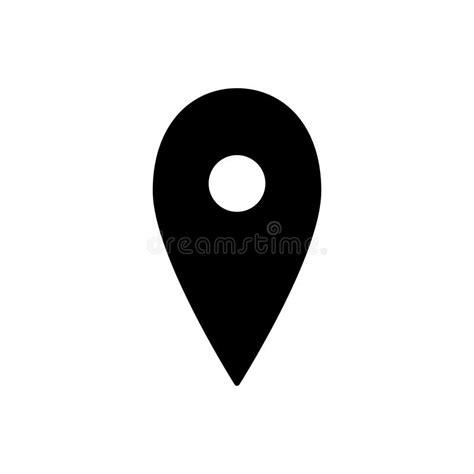 Map Marker Icon Set Gps Position Pin Vector Symbol Location Pointer