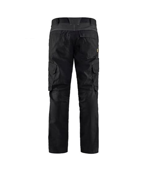 Pantalon industrie stretch 2D Noir Gris foncé Blaklader