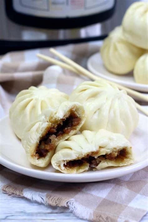 Instant Pot Pork Bao Buns - Mama's On A Budget Pressure Cooker recipe