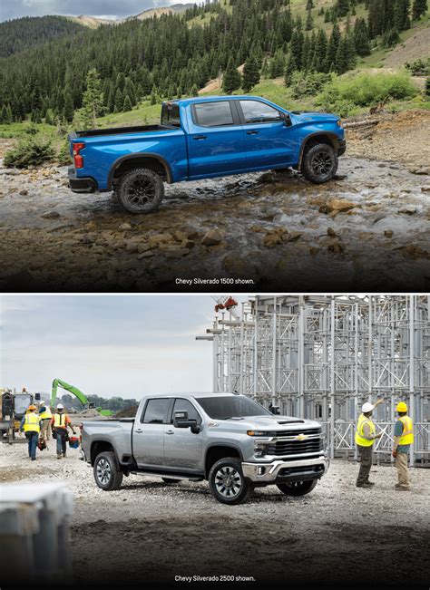 2025 Chevy Silverado 1500 Vs 2500 Towing And Specs Compared