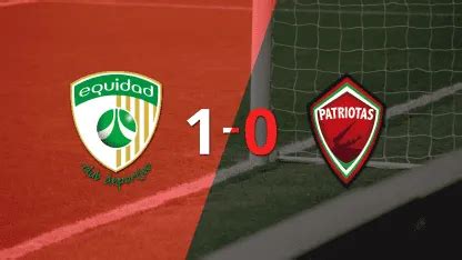 La Equidad vs Patriotas FC en vivo seguí el partido minuto a minuto