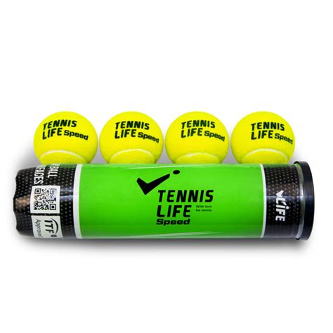 Теннисные мячи TENNIS LIFE Speed 4 мяча купить на OZON по низкой цене ...