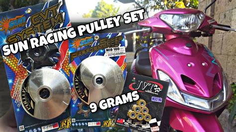 Sun Racing Pulley Set Jvt Grams Fly Ball Mio Sporty Soulty Review