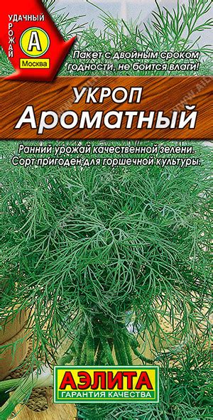 Купить "1054 Укроп Ароматный 2 г" По 14,35 руб. - 🌷Семена зелени и ...
