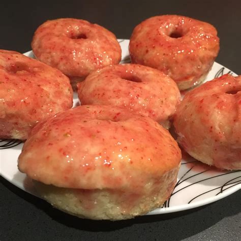 [homemade] Strawberry Glaze Donuts R Food