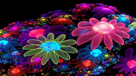 Glowing Flower Wallpapers Wallpapersafari