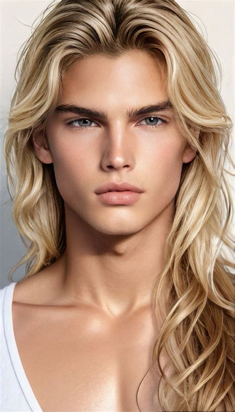 Pin By Ermes On Variet Long Hair Styles Men Blonde Guys Blonde Male Models